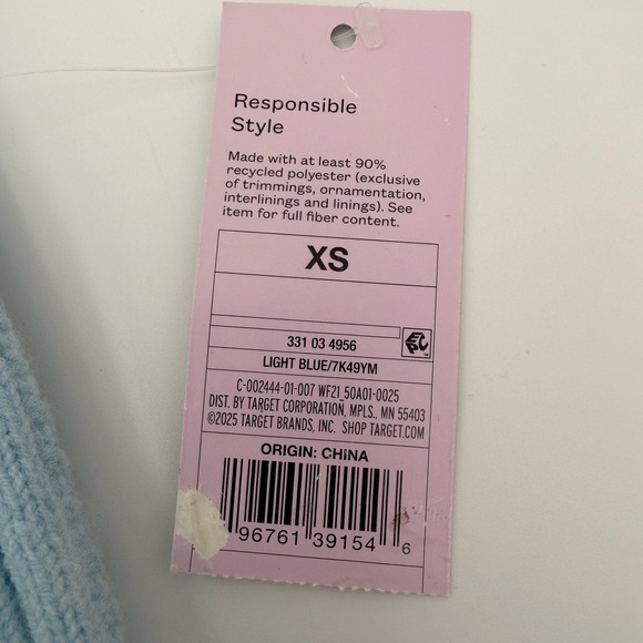 Wild Fable Cable Knit Pants Light Blue XS - Picture 7 of 7